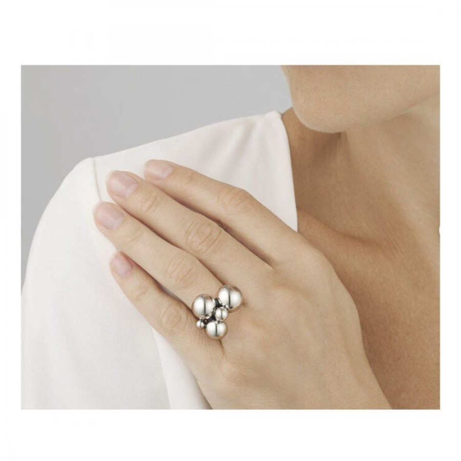 Smycken Georg Jensen | Moonlight Grapes Ring Silver