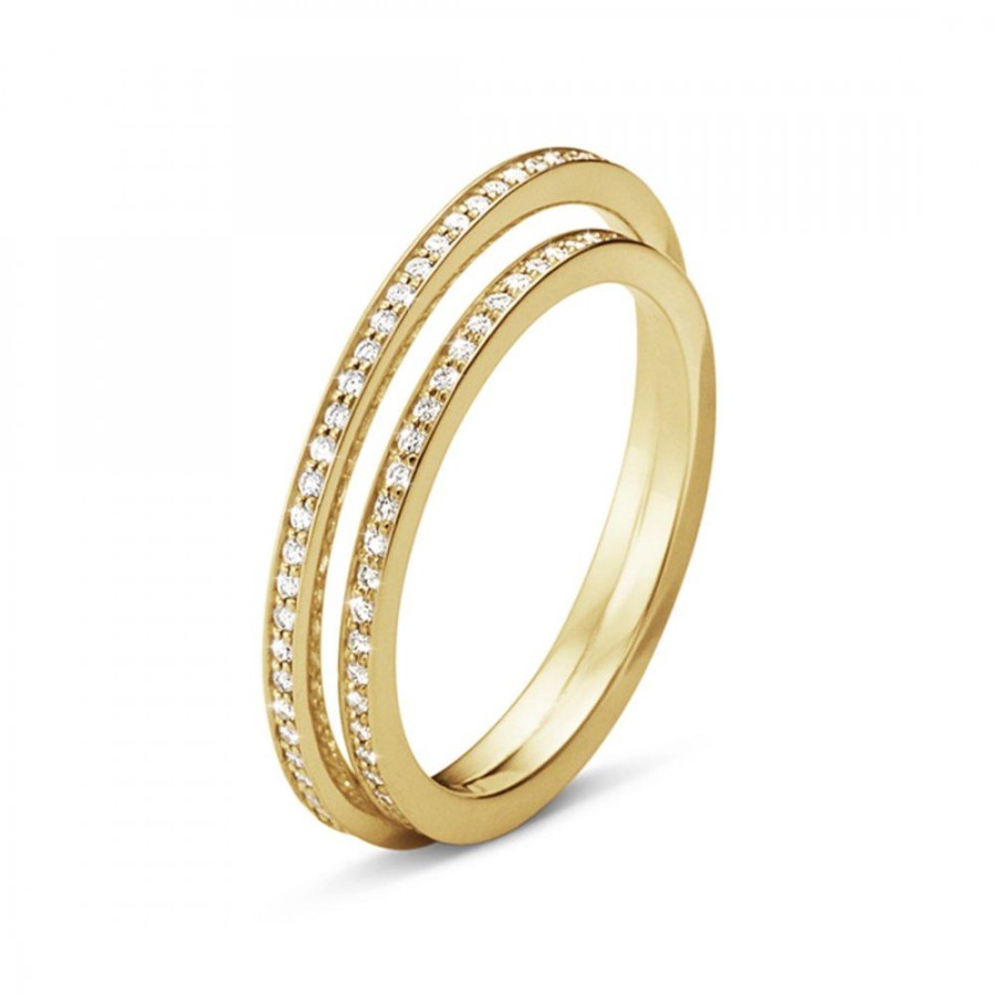 Smycken Georg Jensen | Halo Ring Double Pave