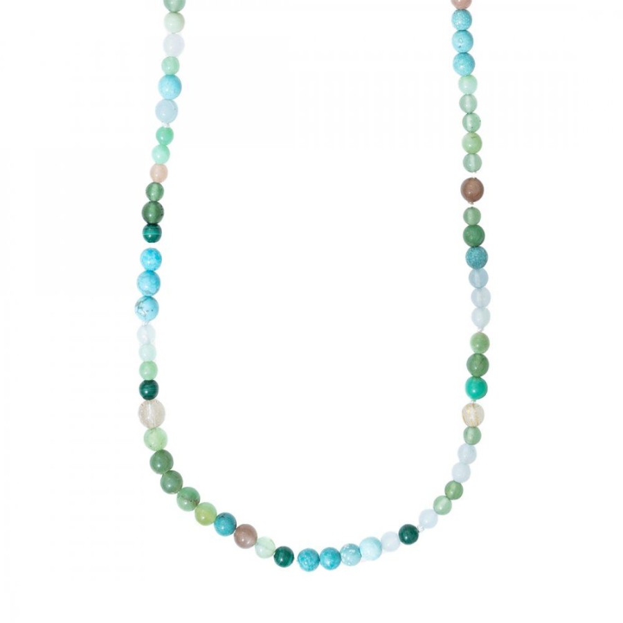 Smycken Ole Lynggaard | Bead Collier Mix Turkos 80 Cm