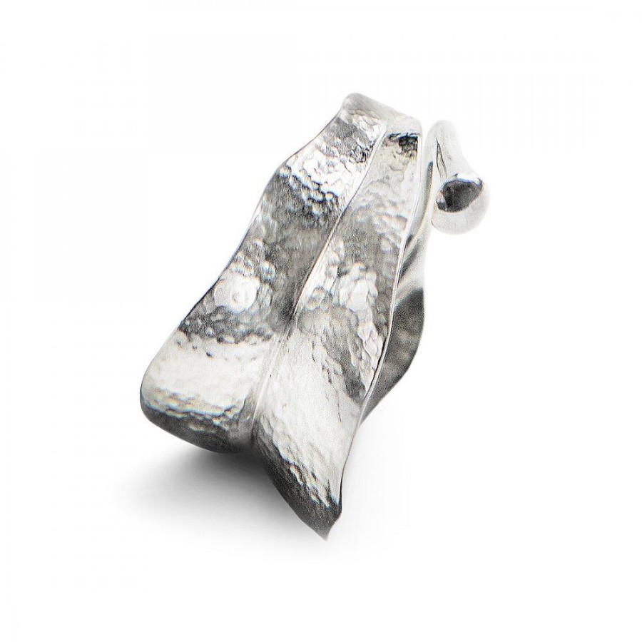 Smycken Ole Lynggaard | Leaves Ring Medium Silver Blank