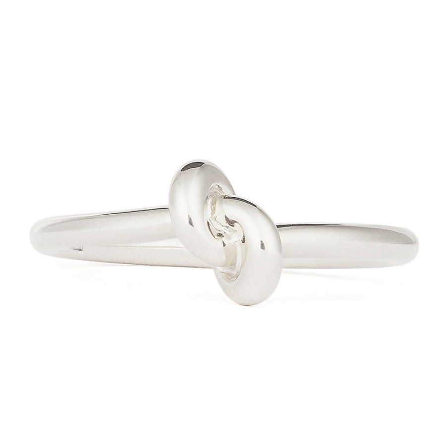 Smycken Engelbert | The Legacy Knot Ring Mini Vitguld