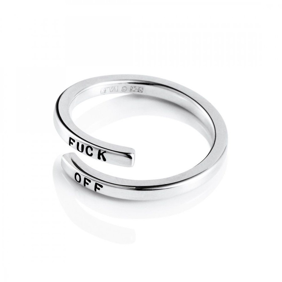 Smycken Efva Attling | Fuck Off With A Twist Ring