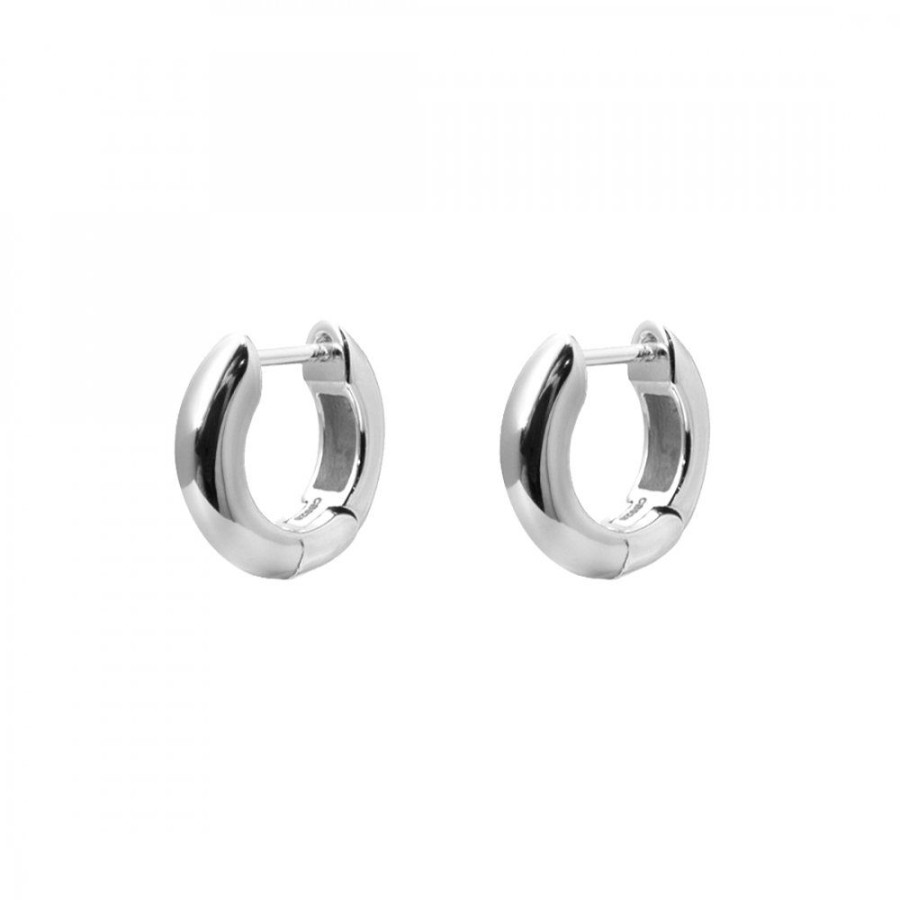 Smycken Charlotte Bonde | Timeless Tiny Hoops Silver