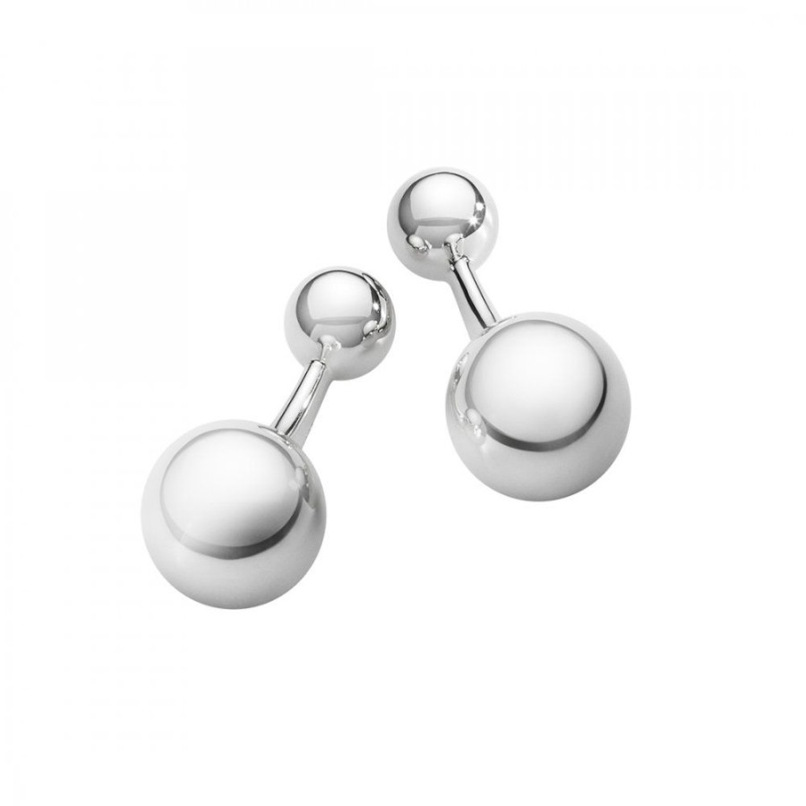 Presenter Georg Jensen | Men´S Classic Manschettknappar Silver Kulor