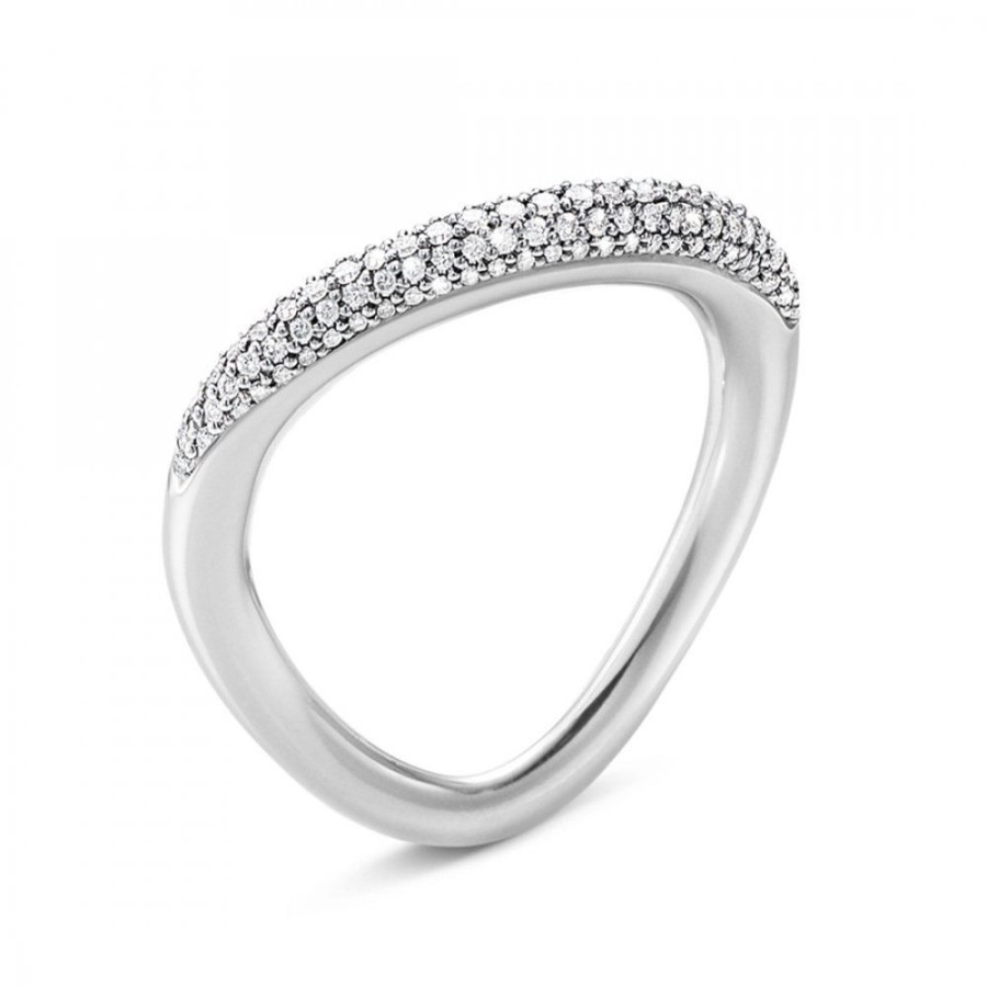 Smycken Georg Jensen | Offspring Ring Silver Pave