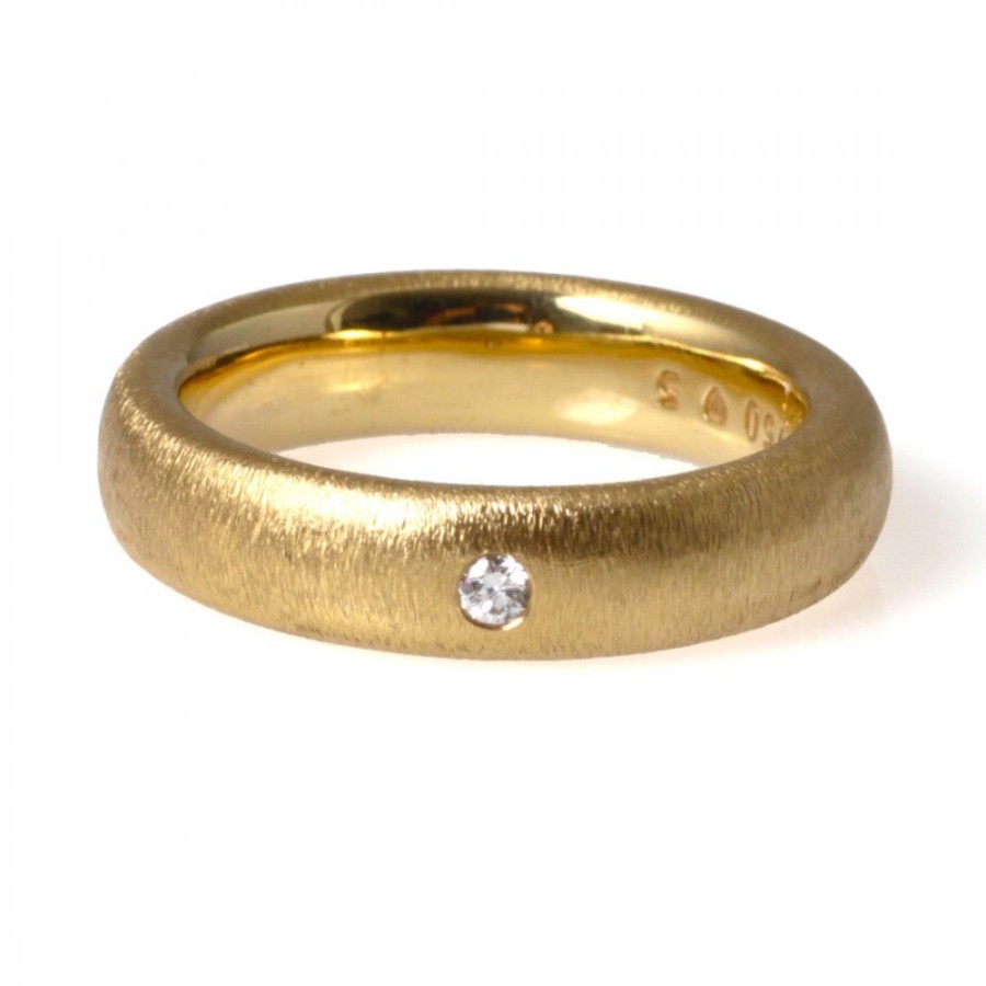 Forlovning & Vigsel Ole Lynggaard Copenhagen | The Ring 5 Mm Guld Diamant