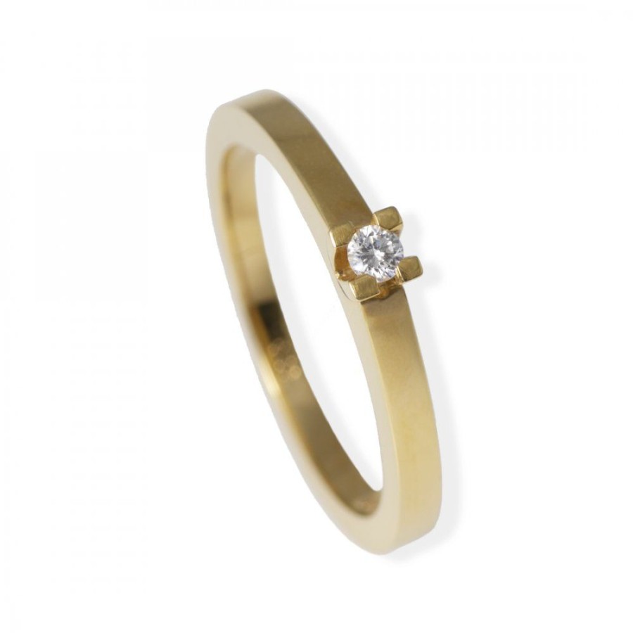 Smycken Carl Hoff | Solitarring Guld 0,05 Ct